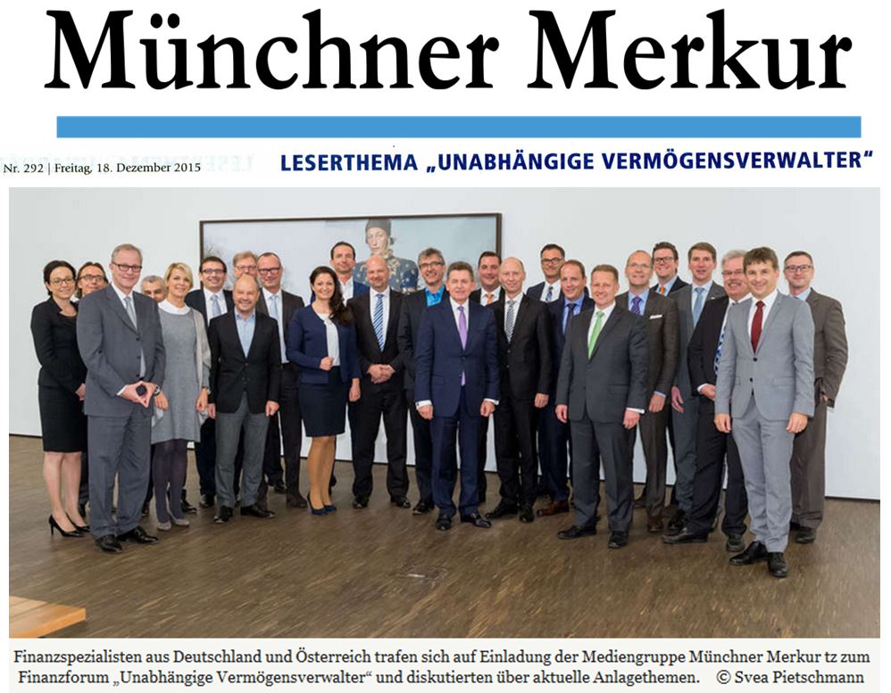 Die Teilnehmer des Finanzforums vom Münchner Merkur